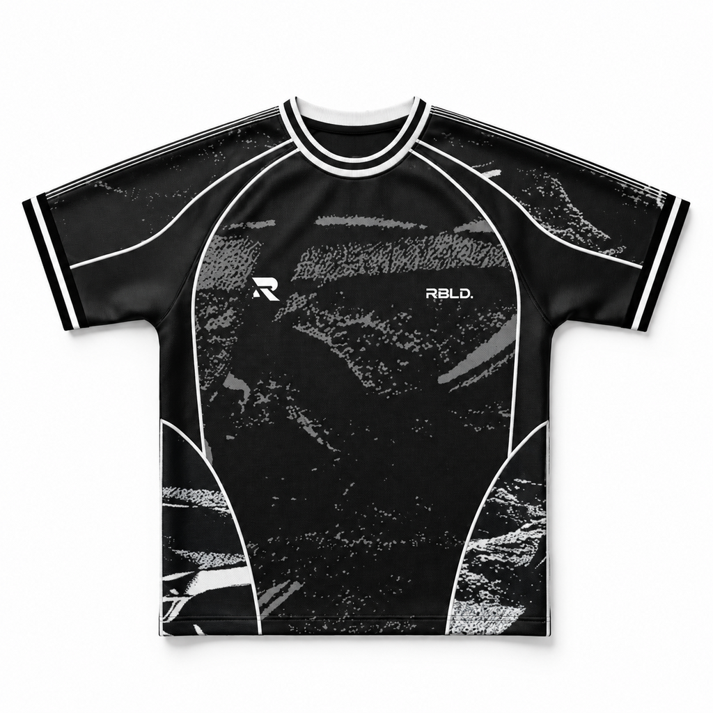 VOL.04 JERSEY BLACK/WHITE - RISE FROM ZERO