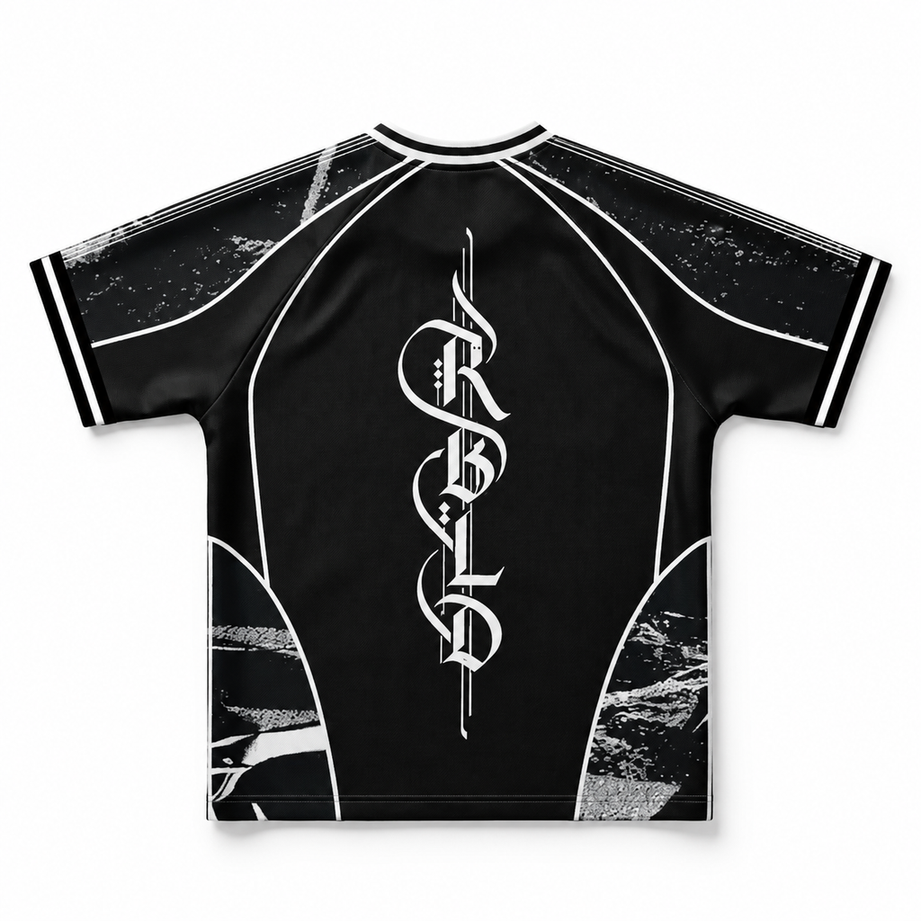 VOL.04 JERSEY BLACK/WHITE - RISE FROM ZERO